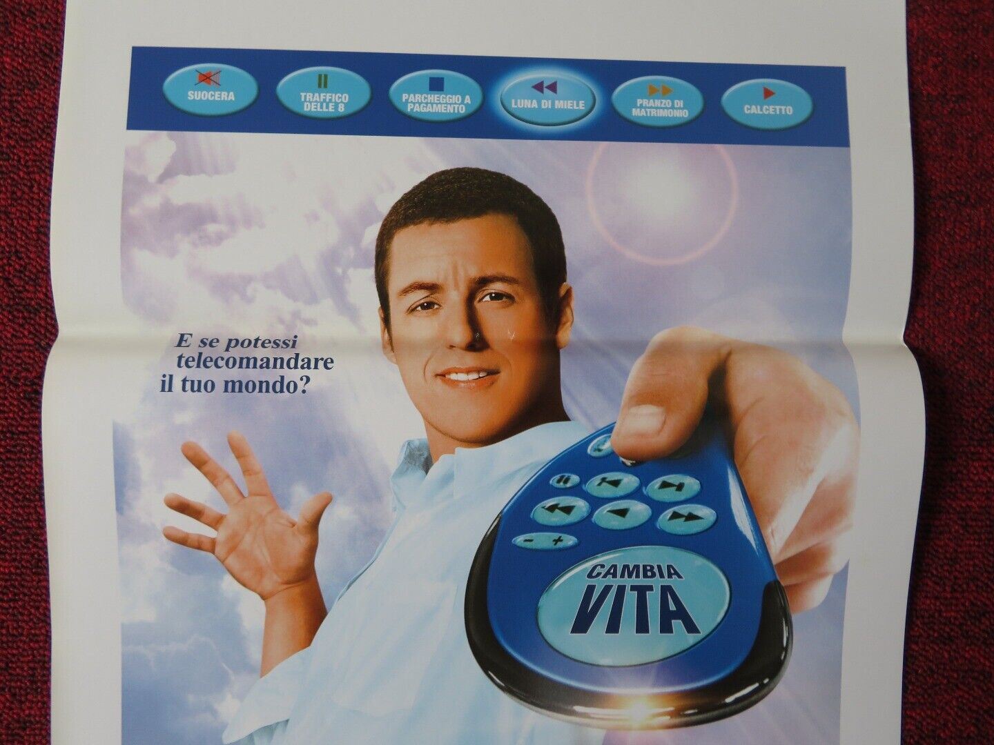 CLICK ITALIAN LOCANDINA (27.5"x13") POSTER ADAM SANDLER KATE BECKINSALE 2006 Movie posters