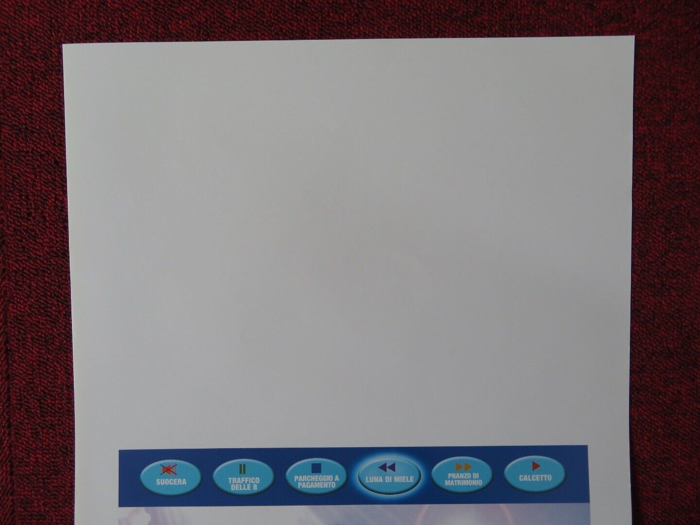 CLICK ITALIAN LOCANDINA (27.5"x13") POSTER ADAM SANDLER KATE BECKINSALE 2006 Movie posters