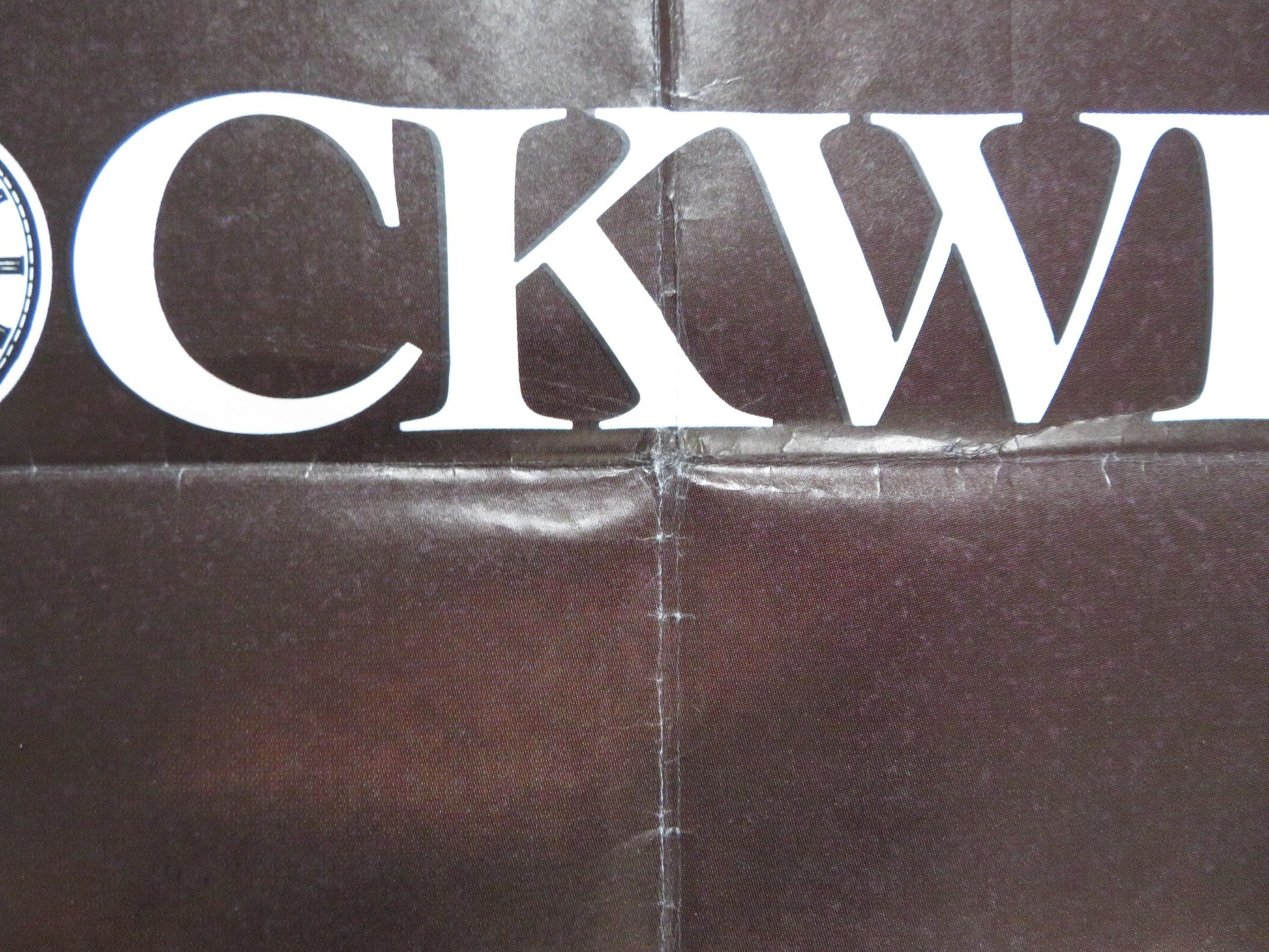 CLOCKWISE UK QUAD POSTER FOLDED JOHN CLEESE PENNYLEATHERBARROW 1986 Rendezvous Cinema Movie posters