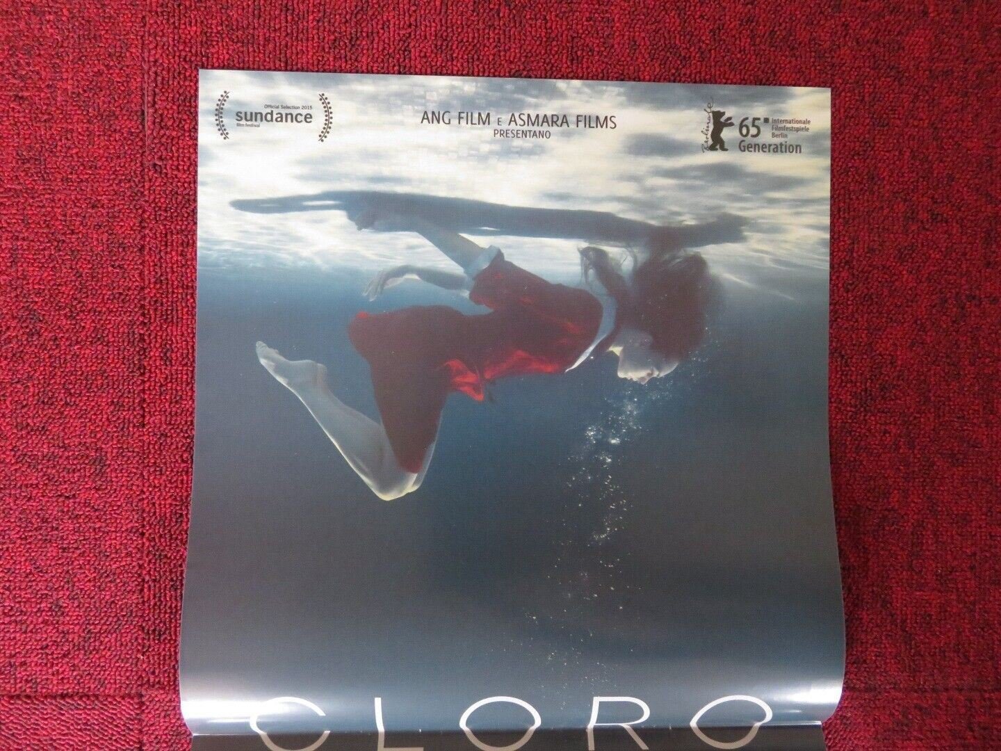 CLORO / chlorine ITALIAN LOCANDINA (26.5"x12.5") POSTER SARA SERRAIOCCO 2015 - Rendezvous Cinema