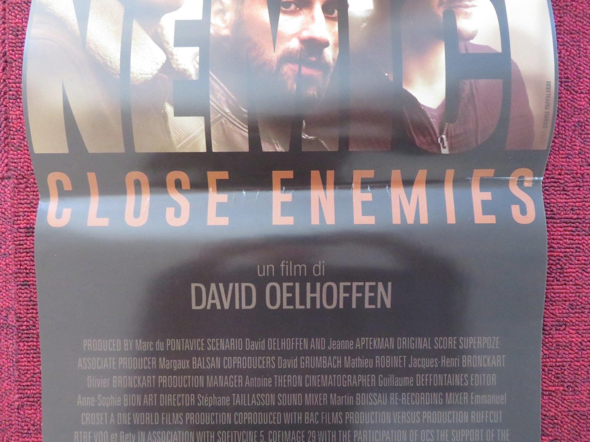 CLOSE ENEMIES ITALIAN LOCANDINA POSTER MATTHIAS SCHOENAERTS REDA KATEB 2018 Rendezvous Cinema Movie posters