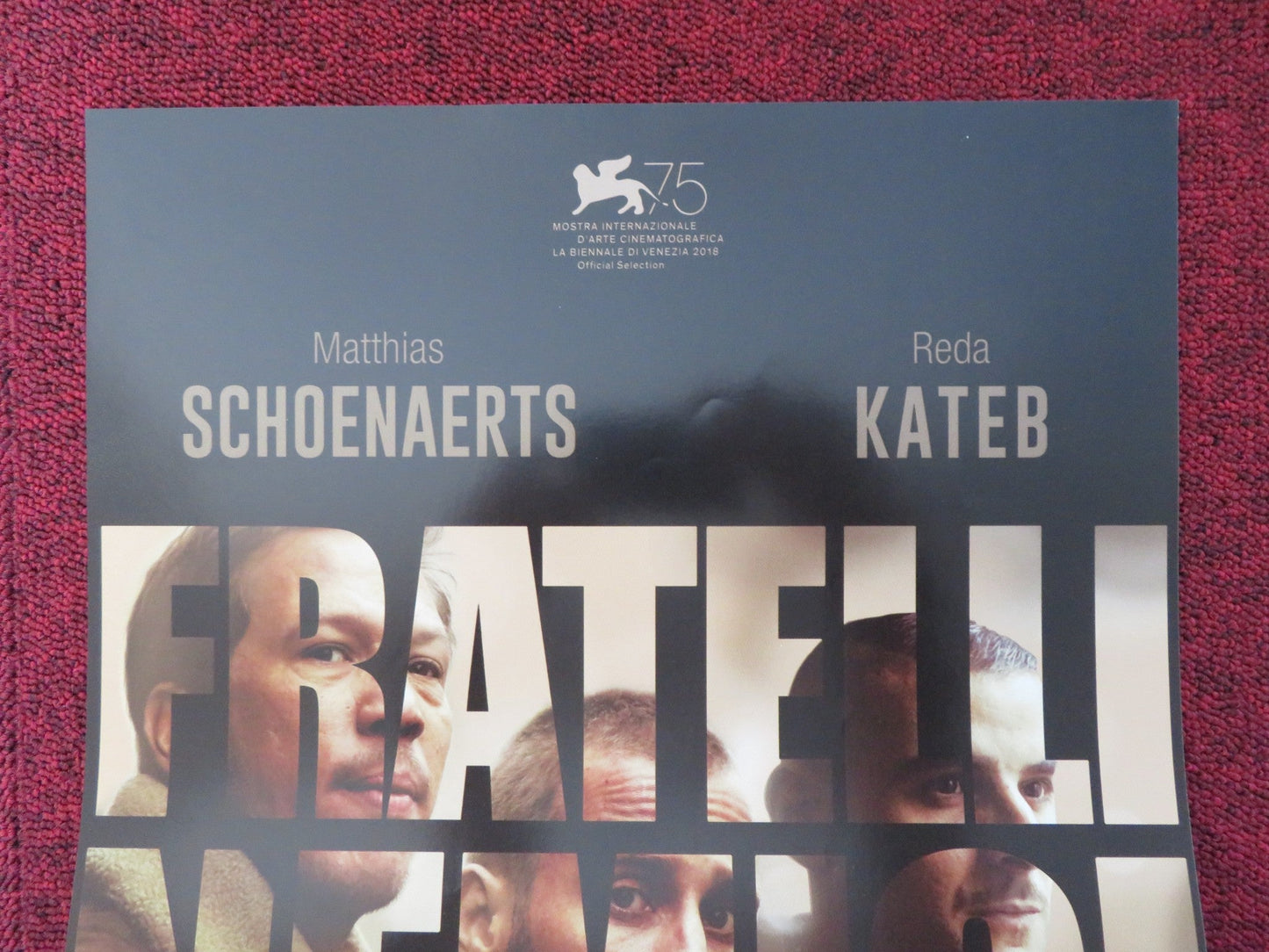 CLOSE ENEMIES ITALIAN LOCANDINA POSTER MATTHIAS SCHOENAERTS REDA KATEB 2018 Rendezvous Cinema Movie posters