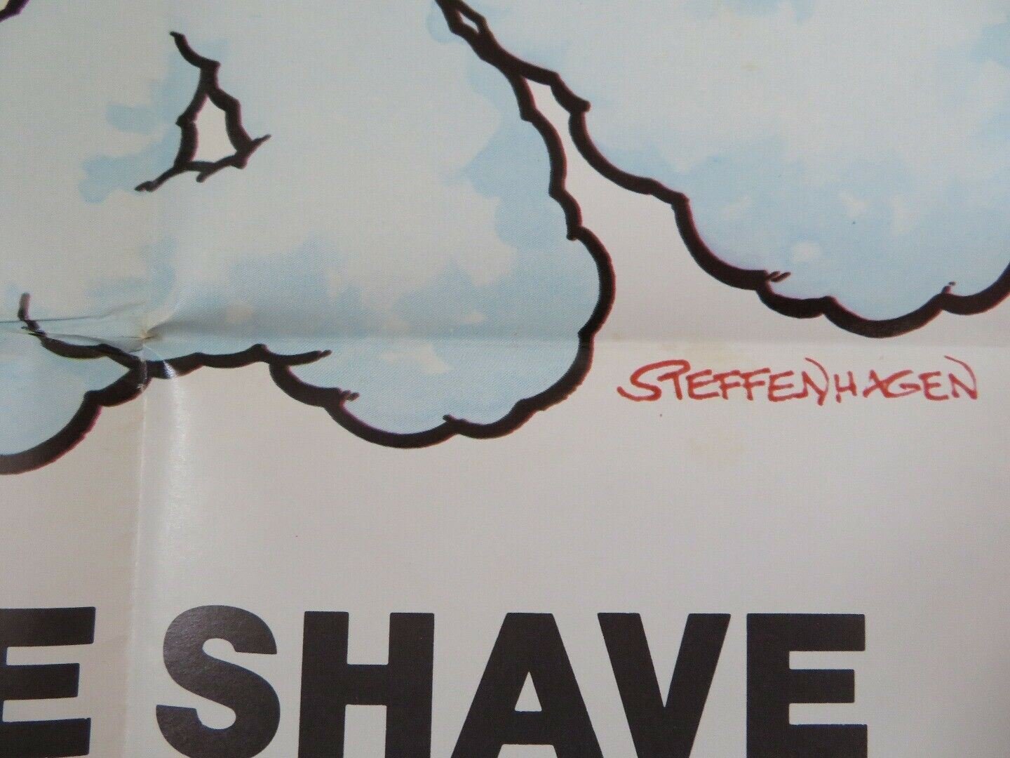 CLOSE SHAVE ONE SHEET POSTER FOLDED SCOTT GABA TONI BENSON ROBERT HENDRICKSON Rendezvous Cinema Movie posters