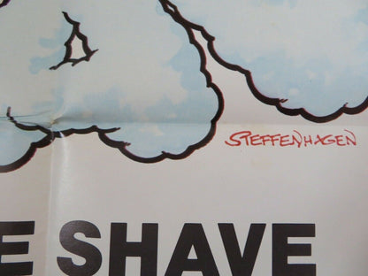 CLOSE SHAVE ONE SHEET POSTER FOLDED SCOTT GABA TONI BENSON ROBERT HENDRICKSON Rendezvous Cinema Movie posters