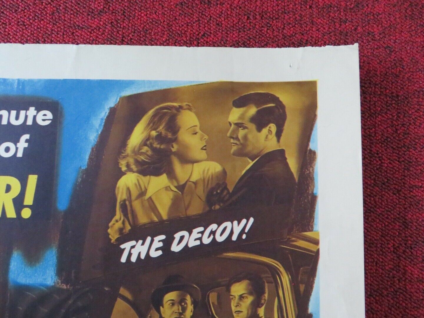 CLOSE - UP US HALF SHEET (22"x 28") POSTER ALAN BAXTER VIRGINIA GILMORE 1948 Movie posters