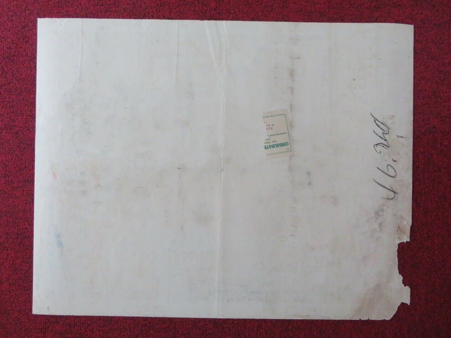 CLOSE - UP US HALF SHEET (22"x 28") POSTER ALAN BAXTER VIRGINIA GILMORE 1948 Movie posters