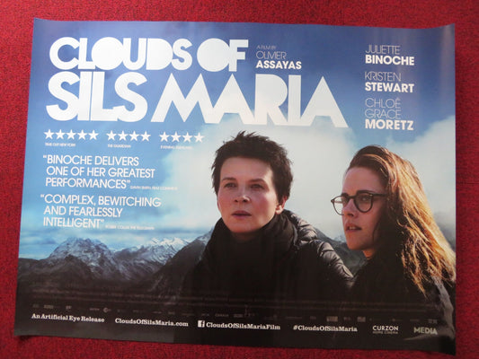 CLOUDS OF SILS MARIA UK QUAD (30"x 40") ROLLED POSTER JULIETTE BINOCHE 2014 Rendezvous Cinema Movie posters