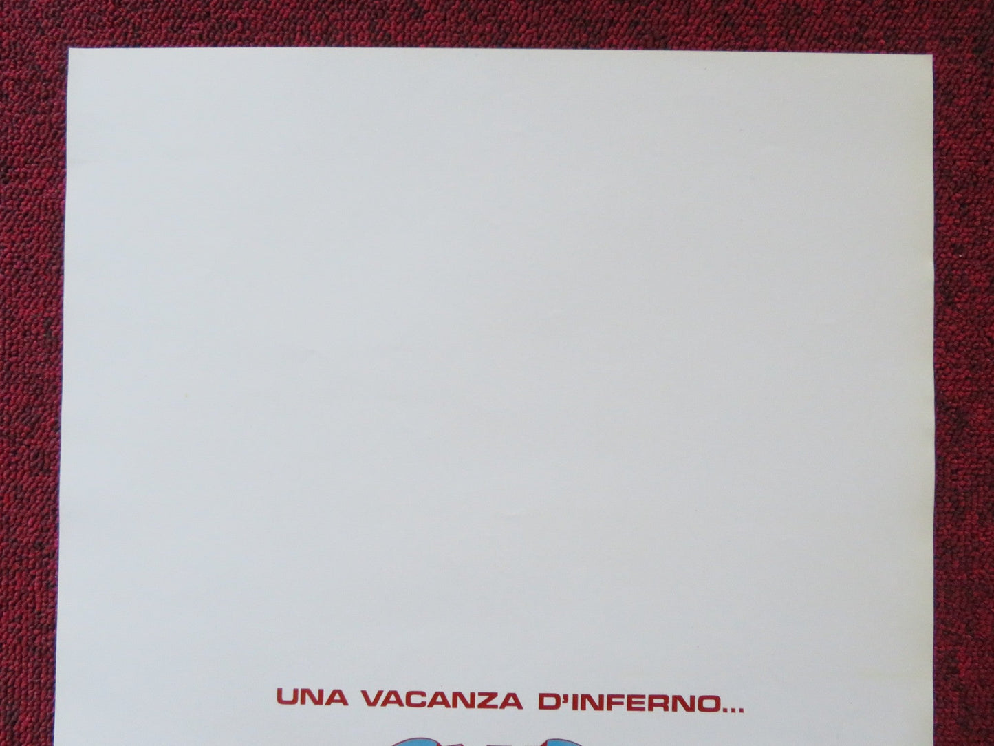 CLUB PARADISE ITALIAN LOCANDINA POSTER ROBIN WILLIAMS PETER O'TOOLE 1987 Rendezvous Cinema Movie posters