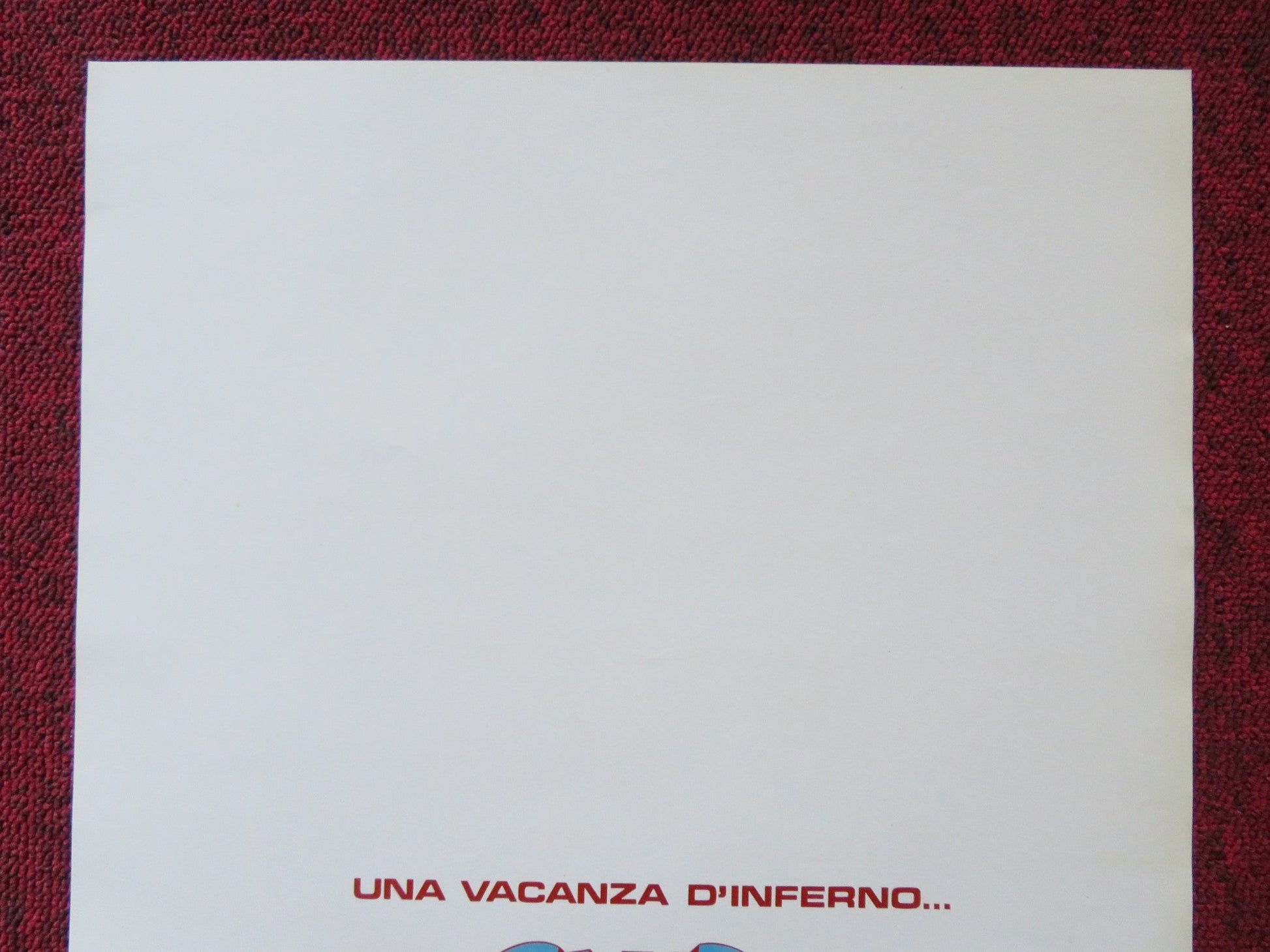 CLUB PARADISE ITALIAN LOCANDINA POSTER ROBIN WILLIAMS PETER O'TOOLE 1987 Rendezvous Cinema Movie posters