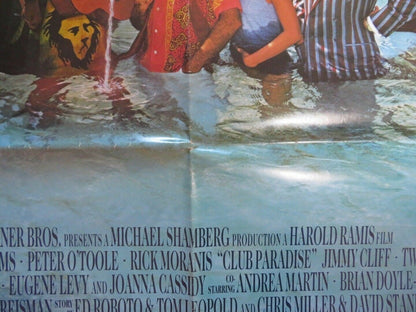 CLUB PARADISE US ONE SHEET POSTER ROBIN WILLIAMS RICK MORANIS 1986 - Rendezvous Cinema