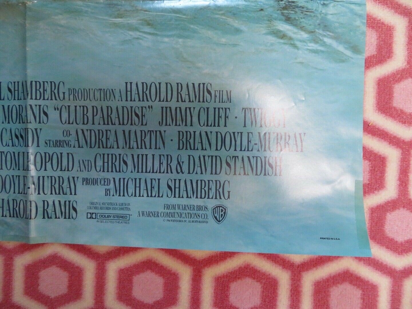 CLUB PARADISE US ONE SHEET POSTER ROBIN WILLIAMS RICK MORANIS 1986 - Rendezvous Cinema