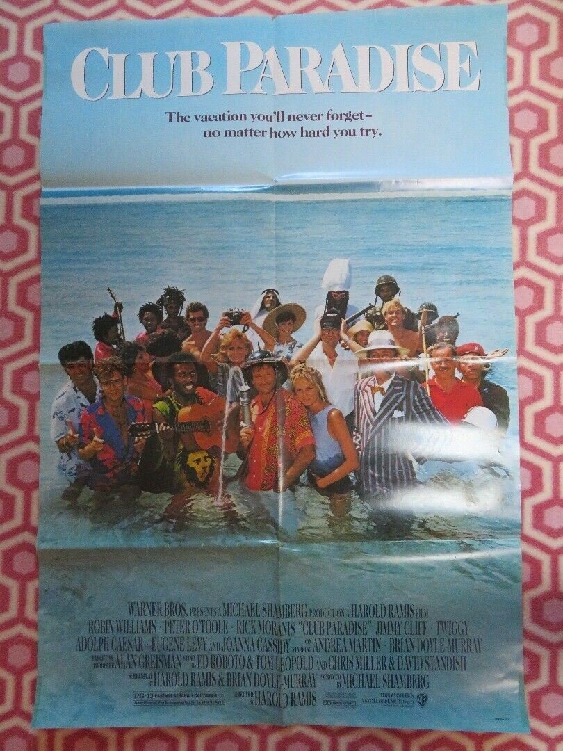 CLUB PARADISE US ONE SHEET POSTER ROBIN WILLIAMS RICK MORANIS 1986 - Rendezvous Cinema