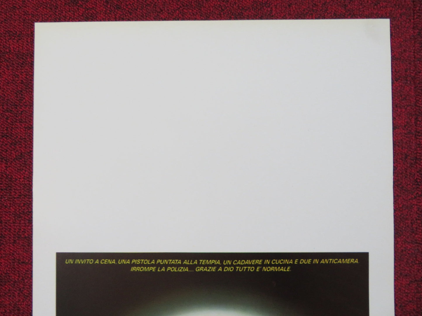 CLUE ITALIAN LOCANDINA POSTER TIM CURRY EILEEN BRENNAN 1986 Rendezvous Cinema Movie posters