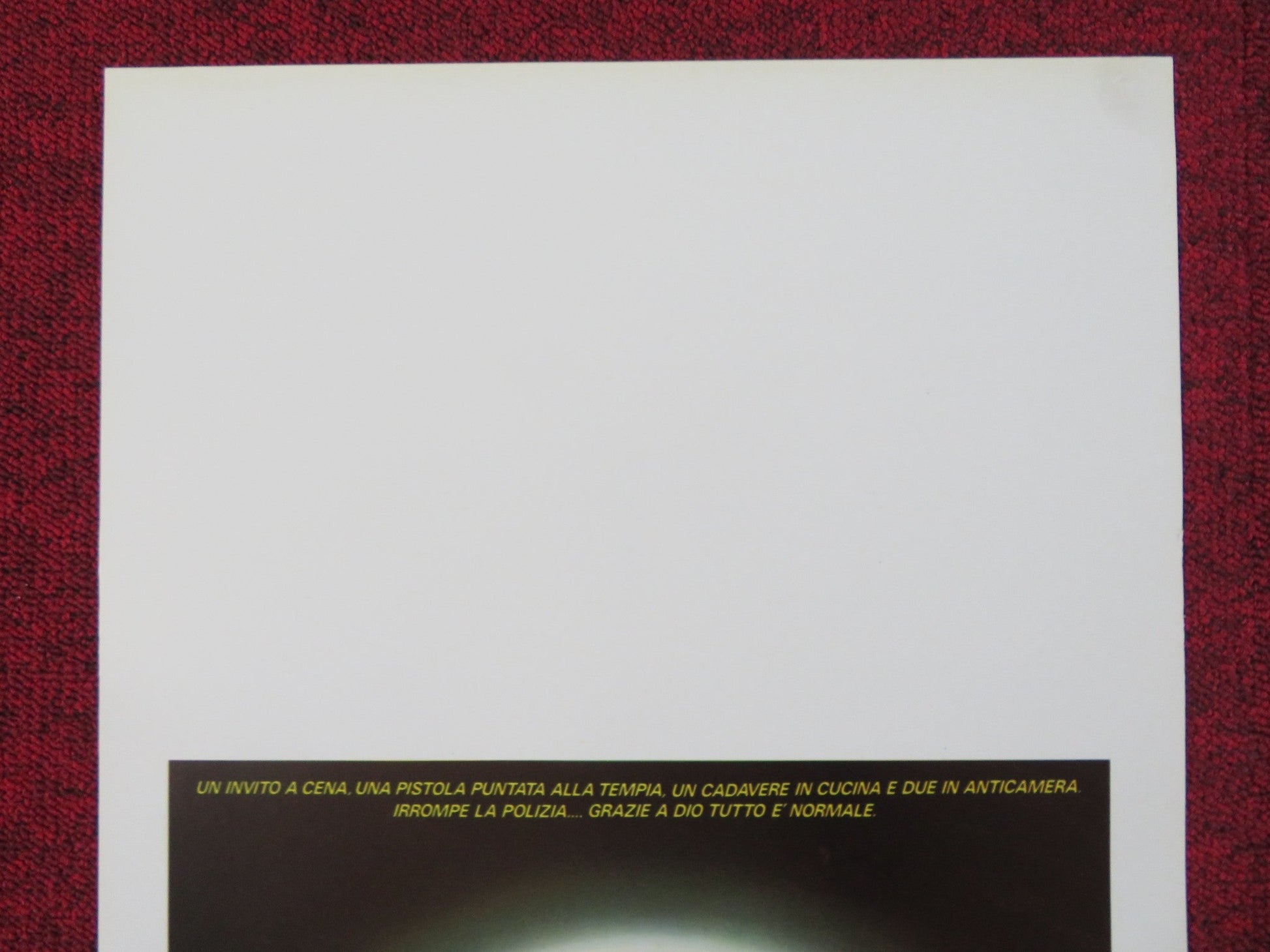 CLUE ITALIAN LOCANDINA POSTER TIM CURRY EILEEN BRENNAN 1986 Rendezvous Cinema Movie posters