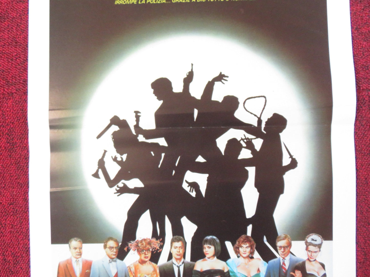 CLUE ITALIAN LOCANDINA POSTER TIM CURRY EILEEN BRENNAN 1986 Rendezvous Cinema Movie posters