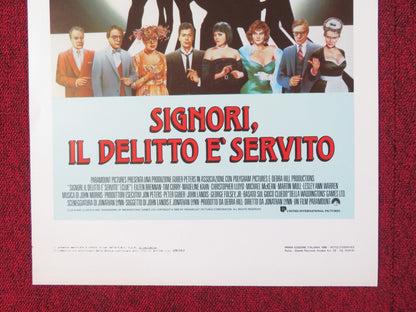 CLUE ITALIAN LOCANDINA POSTER TIM CURRY EILEEN BRENNAN 1986 Rendezvous Cinema Movie posters
