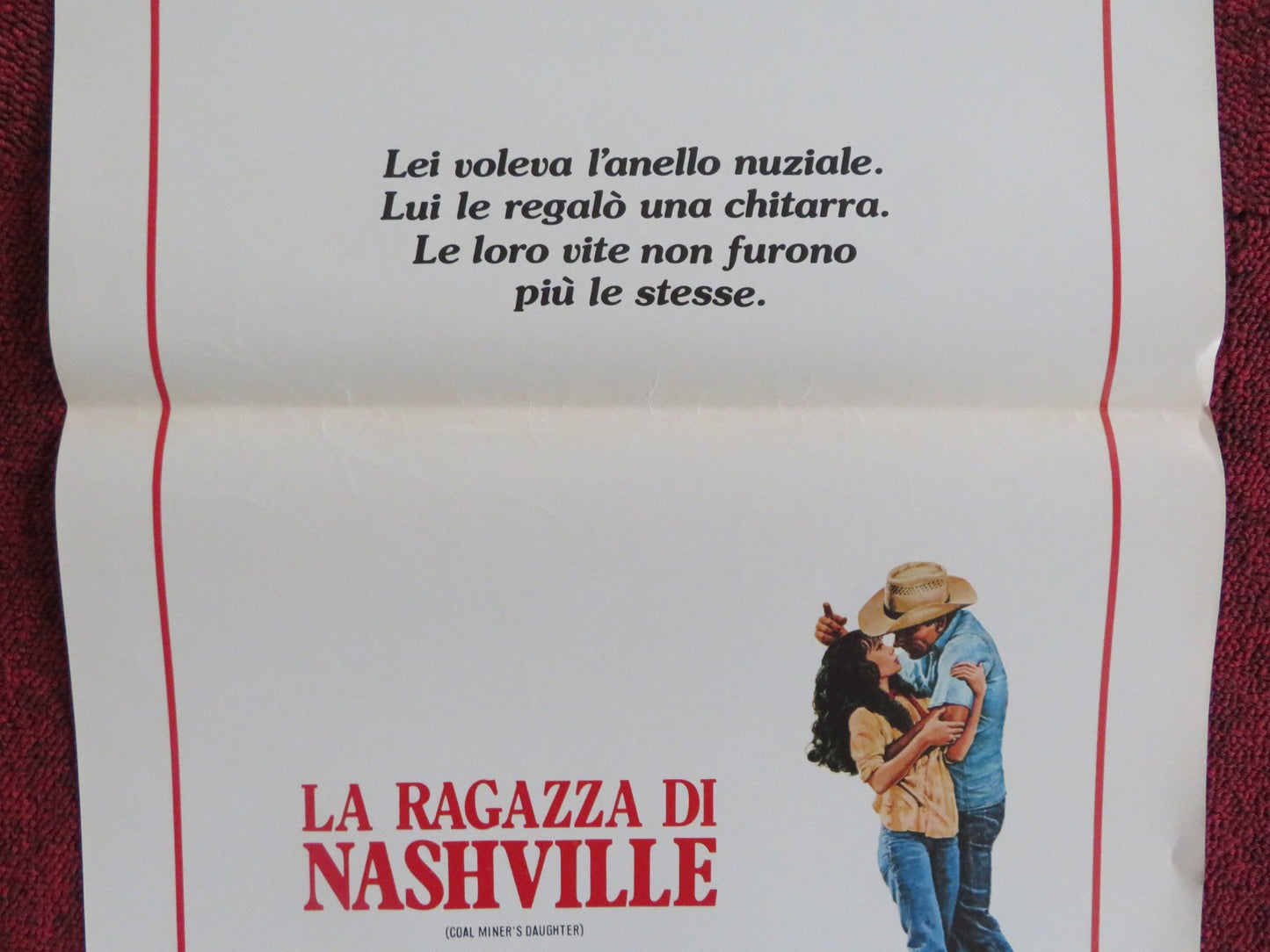 COAL MINER'S DAUGHTER ITALIAN LOCANDINA POSTER SISSY SPACEK TOMMY LEE JONES 1981 Rendezvous Cinema Movie posters