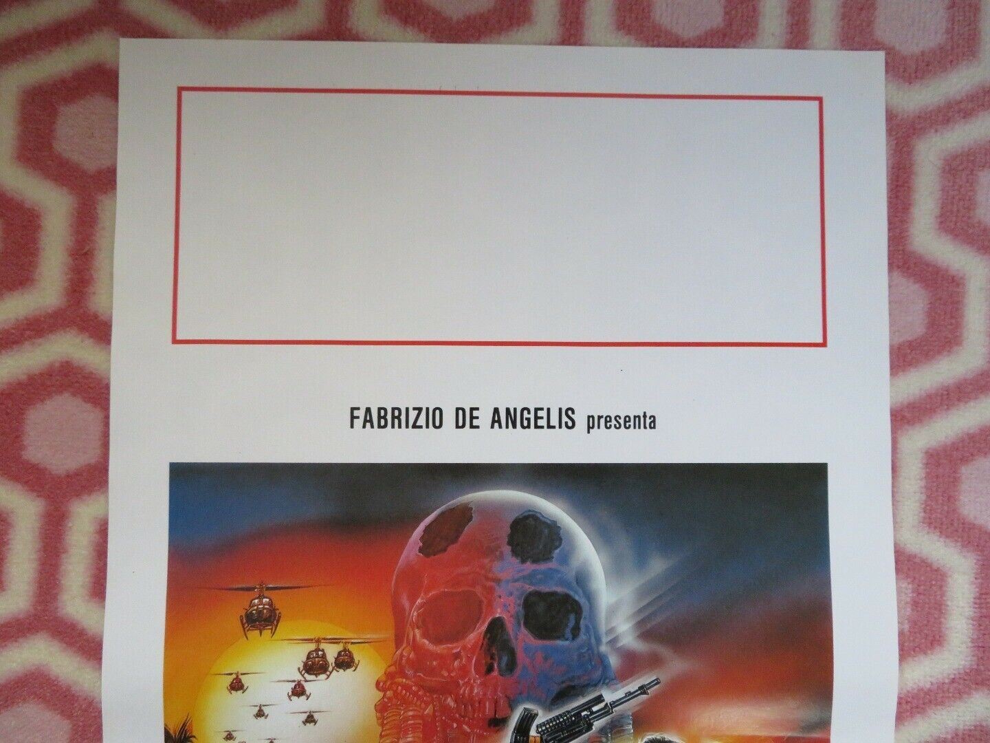 COBRA MISSION 2 ITALIAN LOCANDINA (27.5"x13") POSTER BRETT CLARK 1988 Movie posters