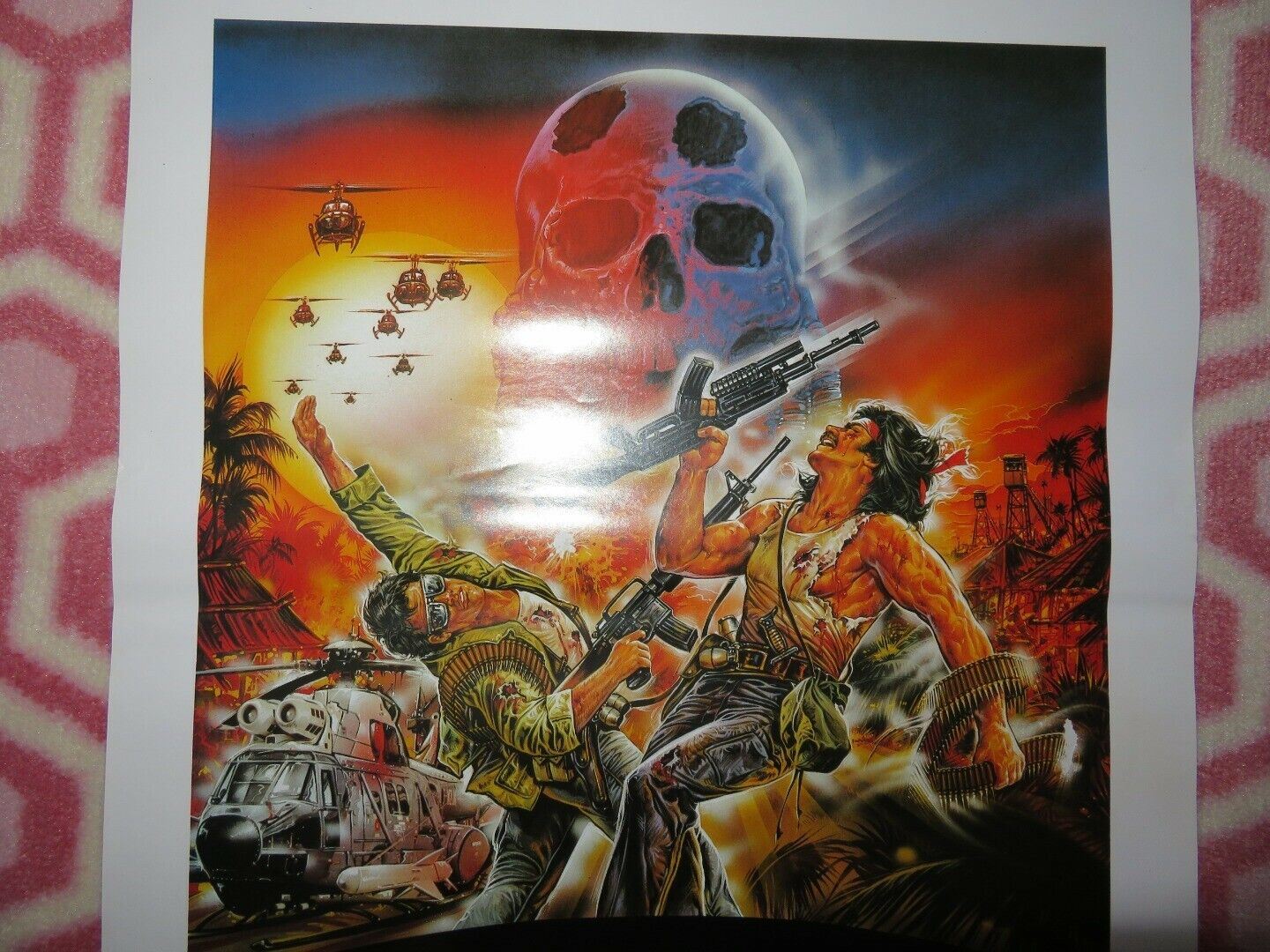 COBRA MISSION 2 ITALIAN LOCANDINA (27.5"x13") POSTER BRETT CLARK 1988 Movie posters