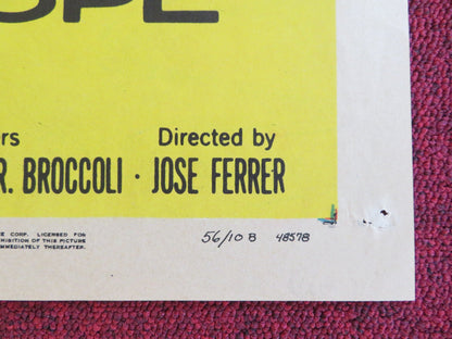 COCKLESHELL HEROES FOLDED US ONE SHEET POSTER JOSE FERRER TREVOR HOWARD 1956 Rendezvous Cinema Movie posters