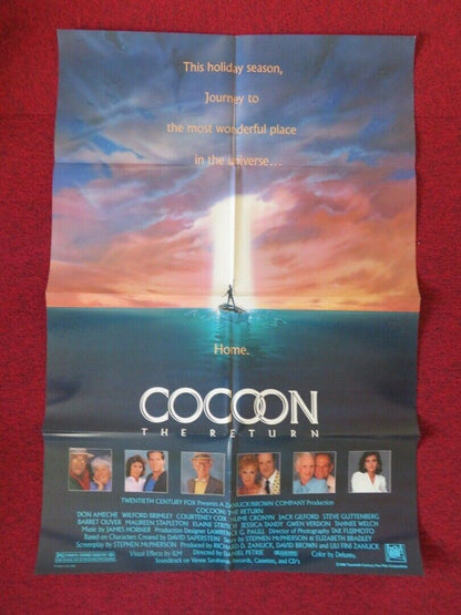 COCOON THE RETURN FOLDED US ONE SHEET POSTER DON AMACHE 1988 Movie posters