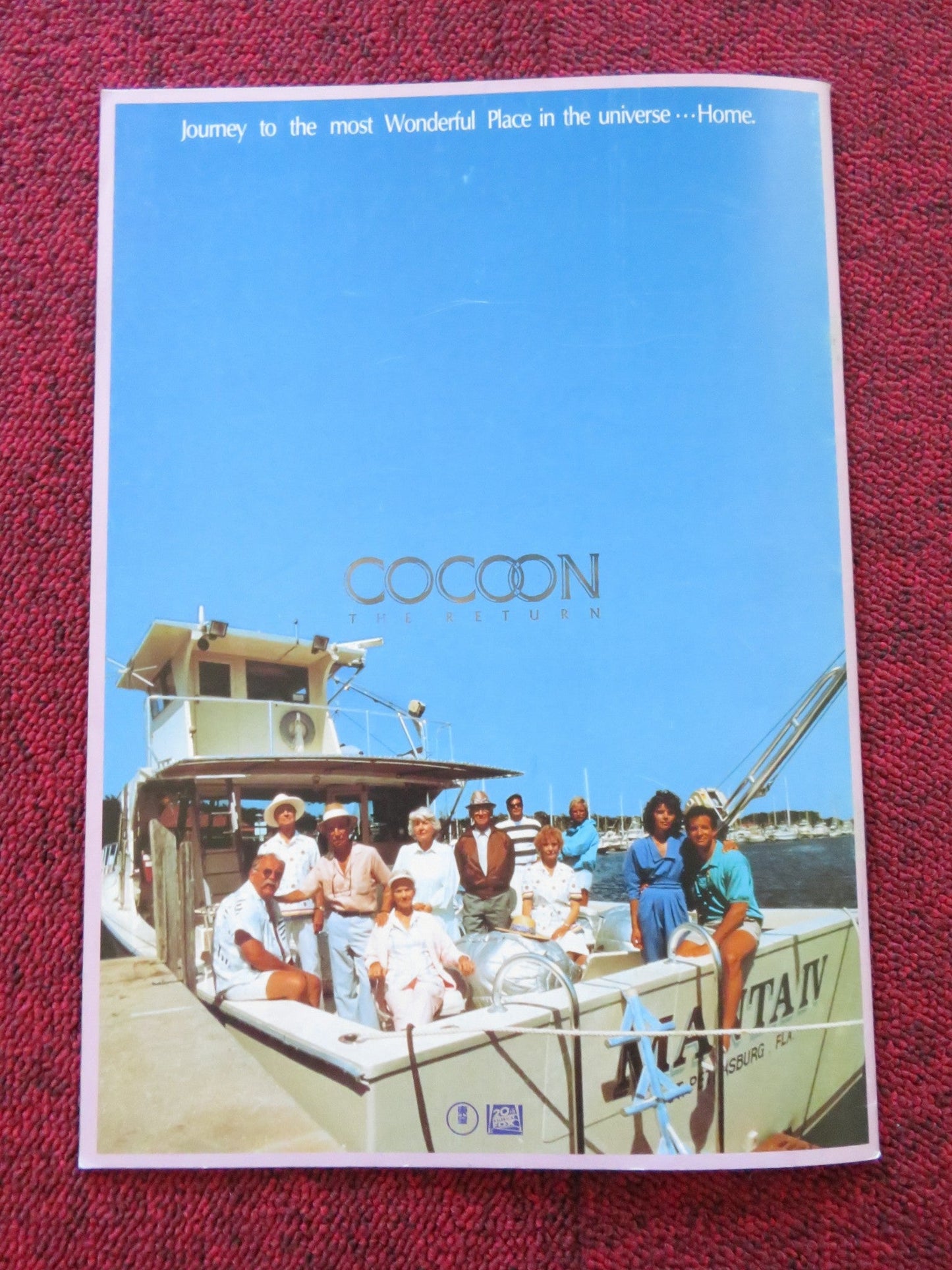 COCOON THE RETURN JAPANESE BROCHURE / PRESS BOOK STEVE GUTTERNBERG C. COX 1988 Rendezvous Cinema Movie posters
