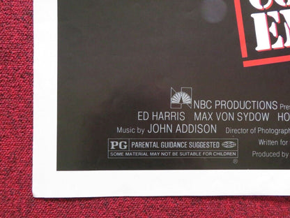 CODENAME: EMERALD FOLDED US ONE SHEET POSTER ED HARRIS MAX VON SYDOW 1985 Movie posters