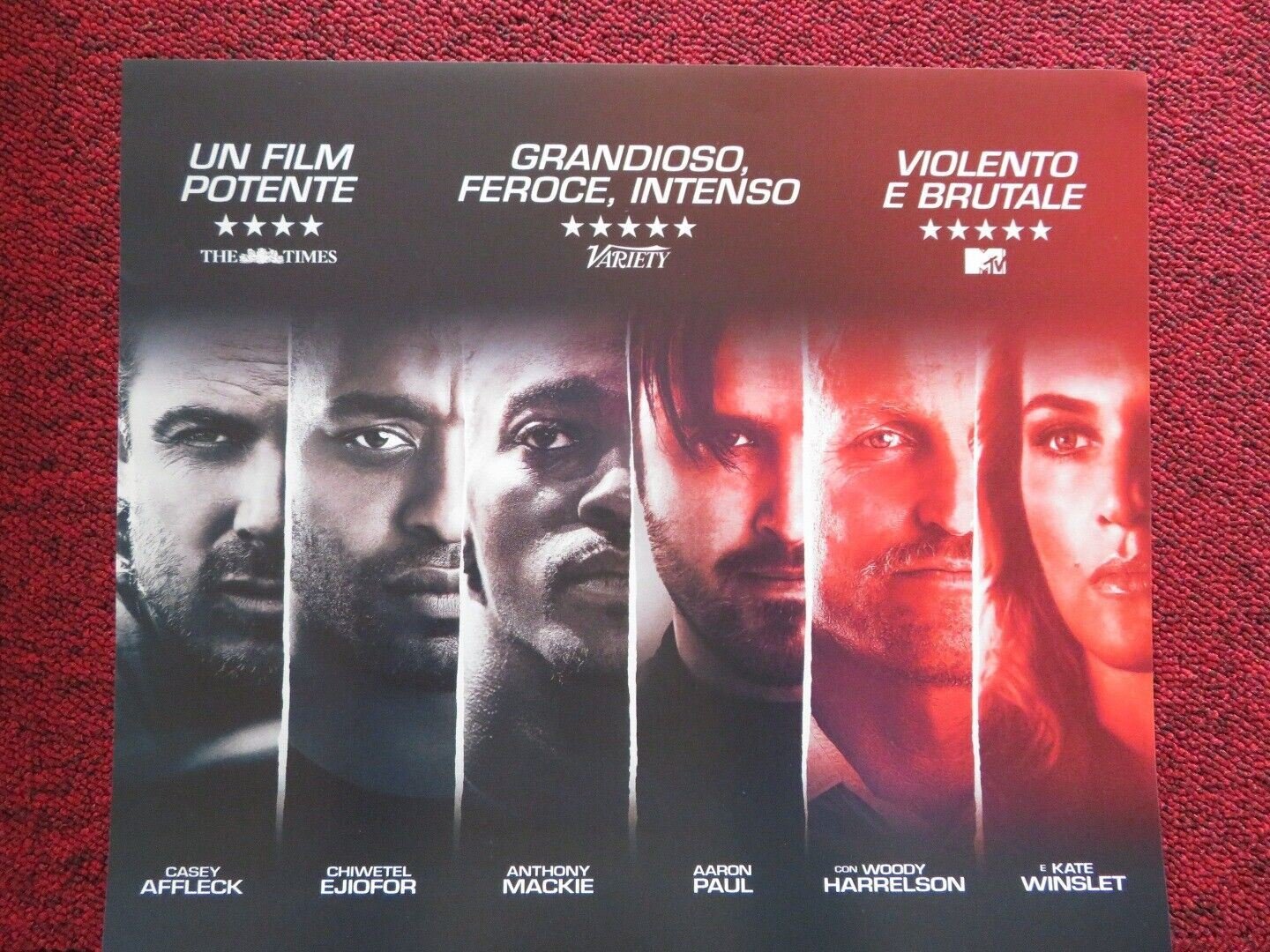 CODICE 999 / TRIPLE 9 ITALIAN LOCANDINA (27"x12.5") POSTER CASEY AFFLECK 2015 - Rendezvous Cinema