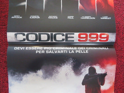 CODICE 999 / TRIPLE 9 ITALIAN LOCANDINA (27"x12.5") POSTER CASEY AFFLECK 2015 - Rendezvous Cinema