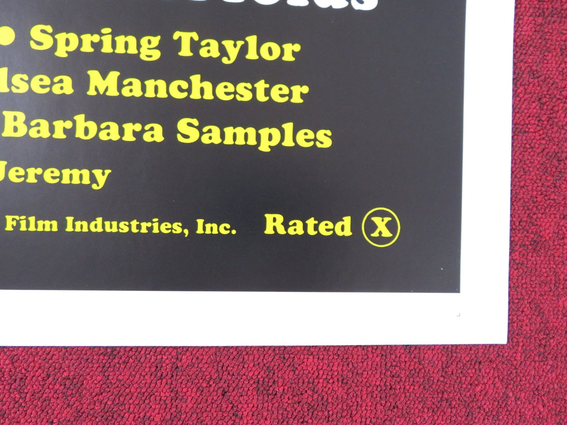 COED TEASERS US TRI FOLDED ONE SHEET ROLLED POSTER BROOKE BENNET RON JEREMY 1983 Rendezvous Cinema Movie posters