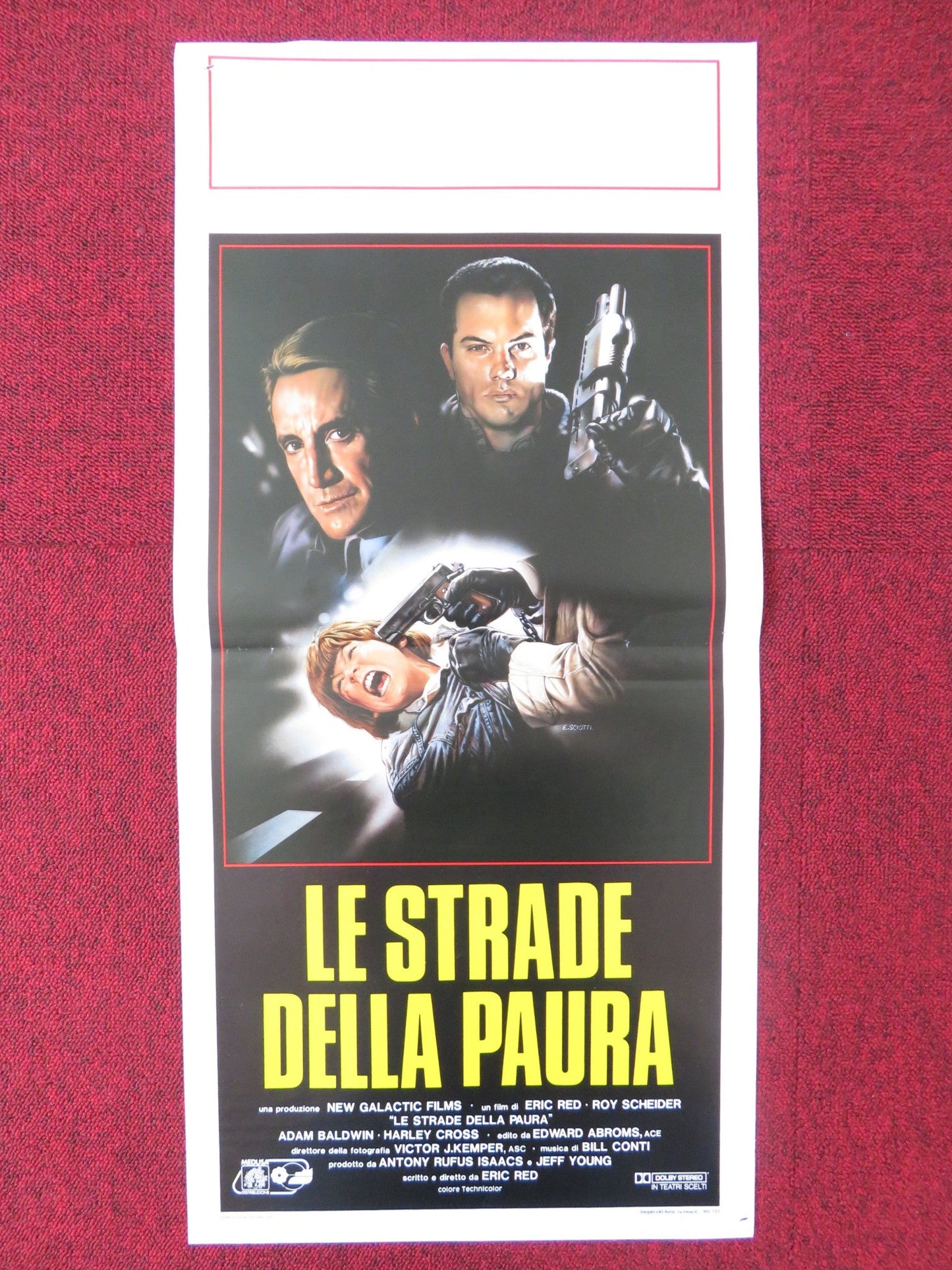 COHEN AND TATE ITALIAN LOCANDINA POSTER ROY SCHEIDER ADAM BALDWIN 1989 Rendezvous Cinema Movie posters