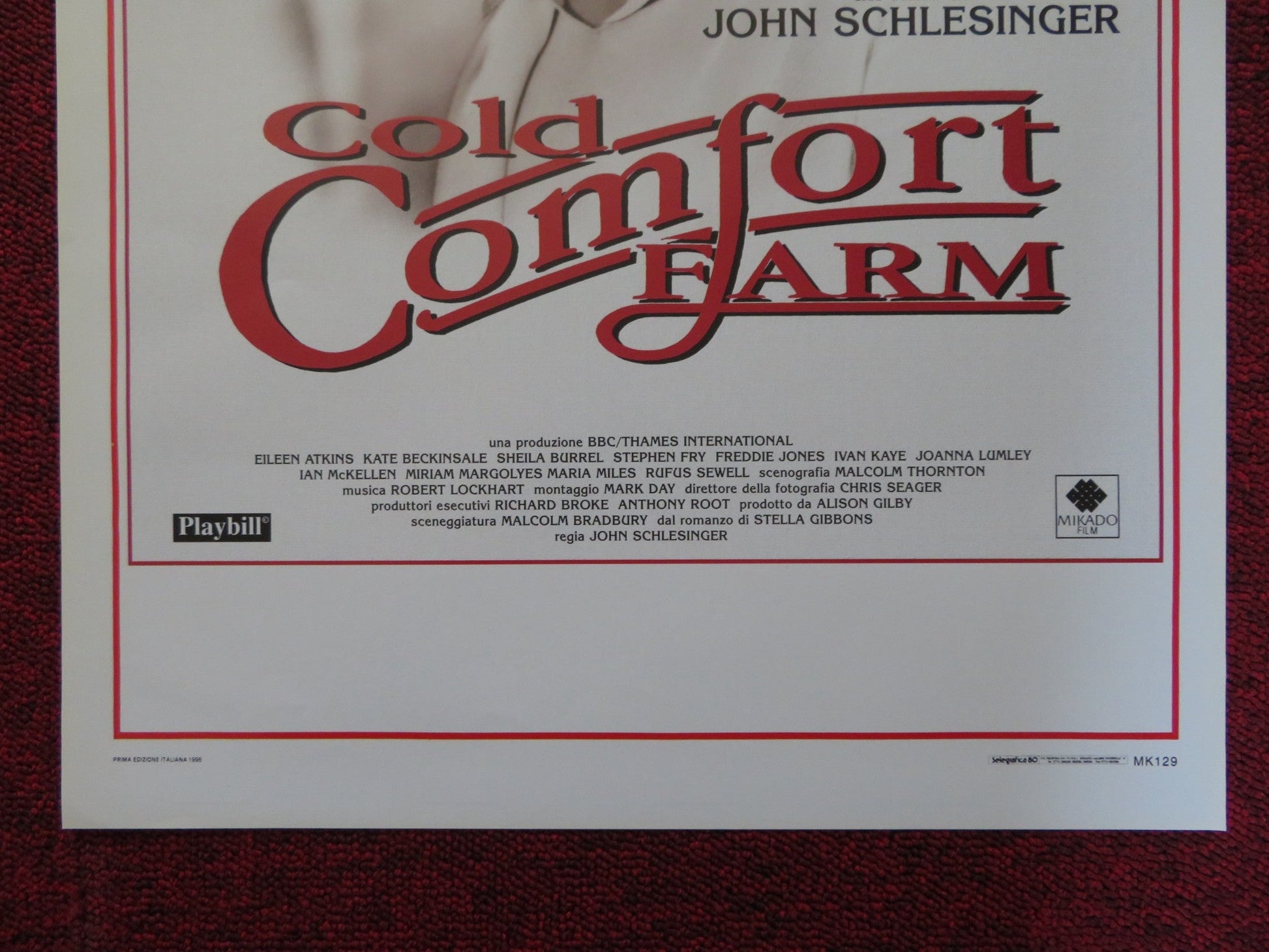 COLD COMFORT FARM ITALIAN LOCANDINA POSTER KATE BECKINSALE EILEEN ATKINS 1995 Rendezvous Cinema Movie posters