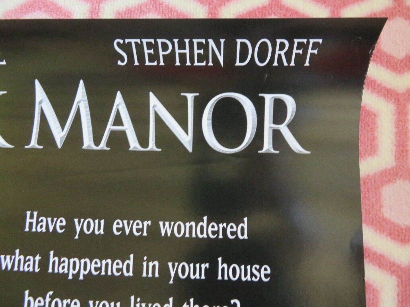 COLD CREEK MANOR US VIDEO DVD POSTER ROLLED DENNIS QUAID S STONE 2003 Movie posters