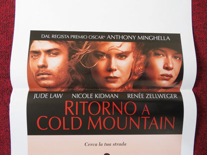 COLD MOUNTAIN ITALIAN LOCANDINA (27.5"x13") POSTER JUDE LAW NICOLE KIDMAN 2003 Movie posters