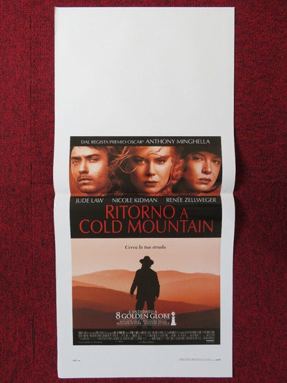COLD MOUNTAIN ITALIAN LOCANDINA (27.5"x13") POSTER JUDE LAW NICOLE KIDMAN 2003 Movie posters