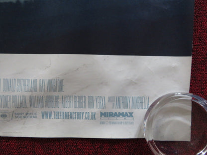 COLD MOUNTAIN UK QUAD (30"x 40") ROLLED POSTER JUDE LAW NICOLE KIDMAN 2003 Rendezvous Cinema Movie posters