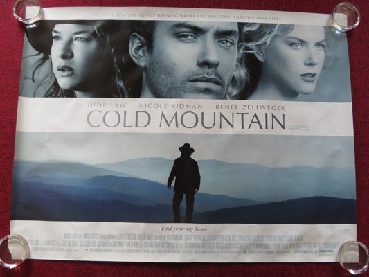 COLD MOUNTAIN UK QUAD (30"x 40") ROLLED POSTER JUDE LAW NICOLE KIDMAN 2003 Rendezvous Cinema Movie posters