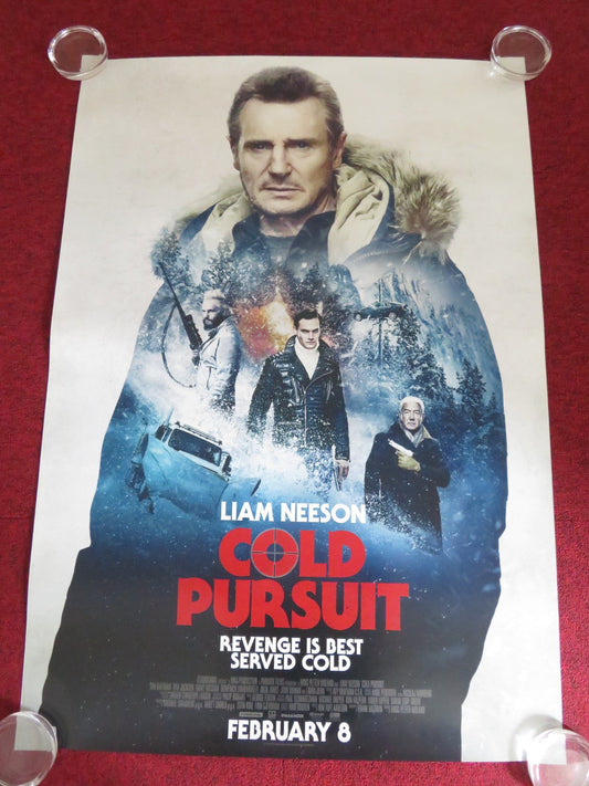 COLD PURSUIT - B US ONE SHEET ROLLED POSTER LIAM NEESON LAURA DERN 2019 Rendezvous Cinema Movie posters