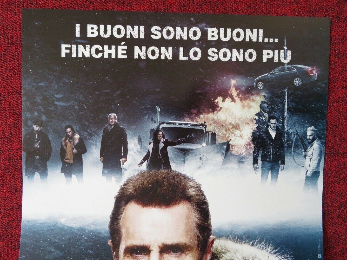 COLD PURSUIT ITALIAN LOCANDINA (16.5"x12.5") POSTER LIAM NEESON LAURA DERN 2019 Movie posters