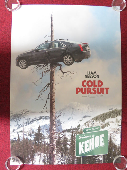 COLD PURSUIT US ONE SHEET ROLLED POSTER LIAM NEESON LAURA DERN 2019 Rendezvous Cinema Movie posters
