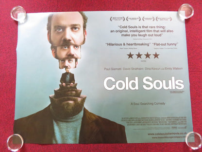 COLD SOULS UK QUAD (30"x 40") ROLLED POSTER PAUL GIAMATTI ARMAND SCHULTZ 2009 Rendezvous Cinema Movie posters