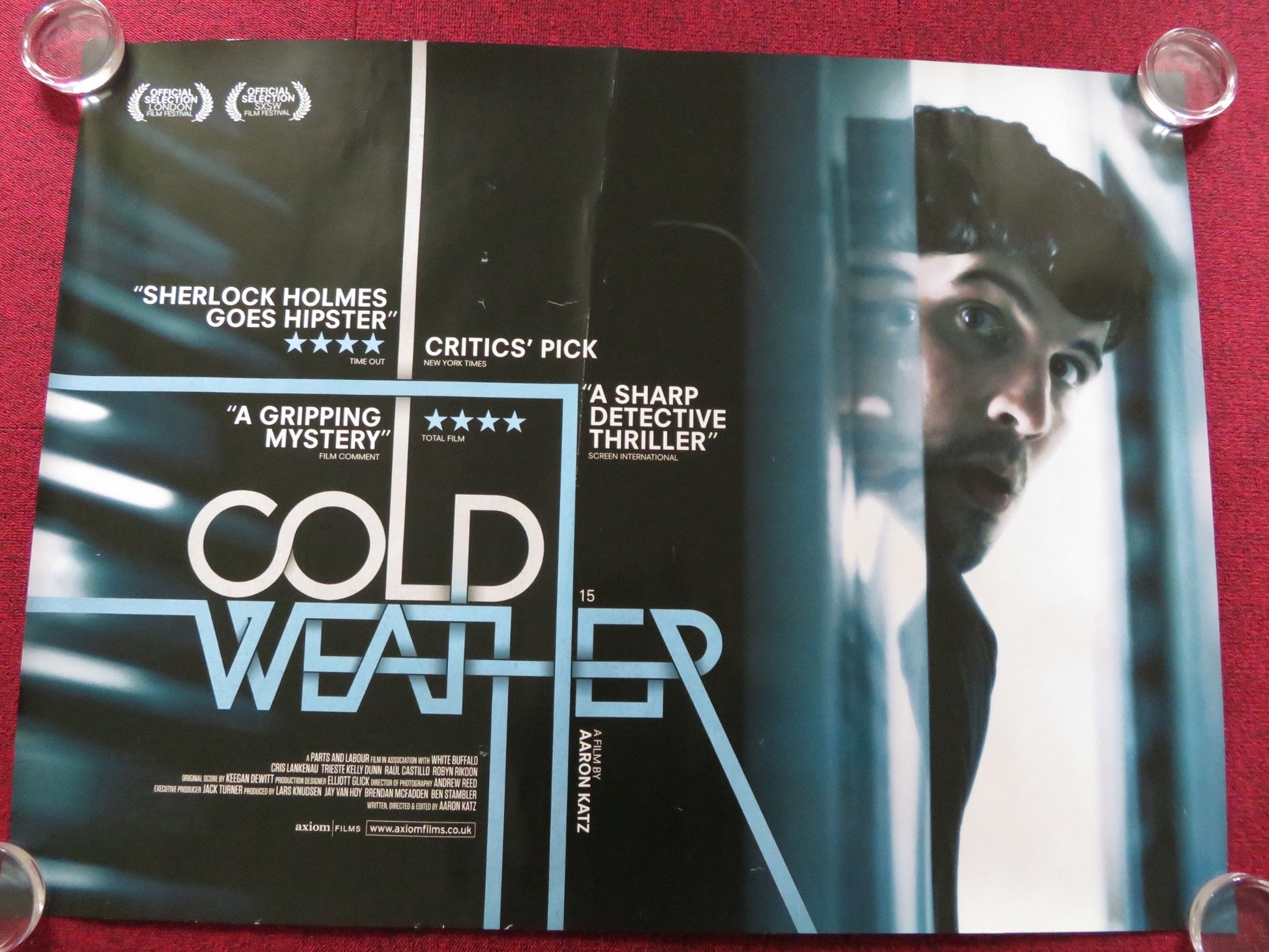 COLD WEATHER UK QUAD (30"x 40") ROLLED POSTER CRIS LANKENAU TRIESTE K. DUNN 2010 Rendezvous Cinema Movie posters