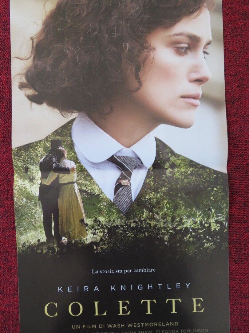 COLETTE ITALIAN LOCANDINA (26.5"x12.5") POSTER KEIRA KNIGHTLEY FIONA SHAW 2018 Rendezvous Cinema Movie posters
