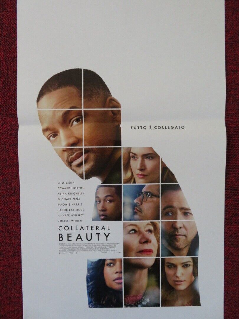 COLLATERAL BEAUTY ITALIAN LOCANDINA (27.5"x13") POSTER W SMITH K WINSLET 2016 Rendezvous Cinema Movie posters