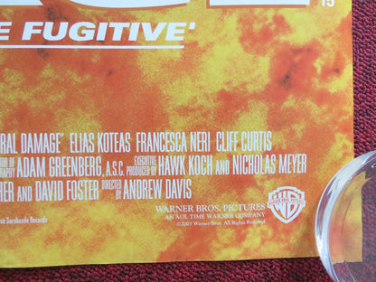 COLLATERAL DAMAGE UK QUAD (30"x 40") ROLLED POSTER SCHWARZENEGGER FRANCES NERI Rendezvous Cinema Movie posters