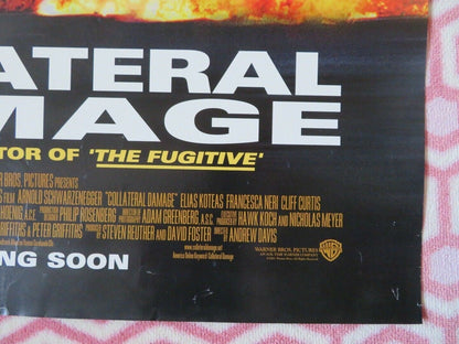 COLLATERAL DAMAGE US ONE SHEET ROLLED POSTER SCHWARZENEGGER 2002 Movie posters