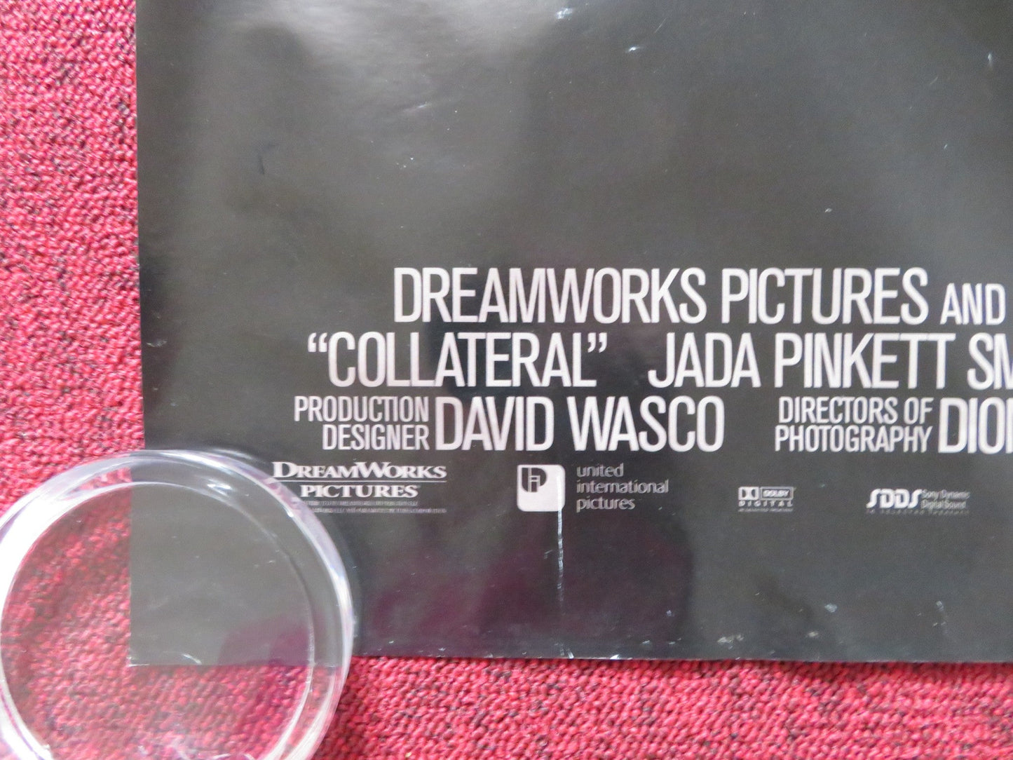 COLLATERAL UK QUAD ROLLED POSTER TOM CRUISE JAMIE FOXX 2004 Rendezvous Cinema Movie posters