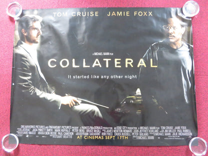 COLLATERAL UK QUAD ROLLED POSTER TOM CRUISE JAMIE FOXX 2004 Rendezvous Cinema Movie posters