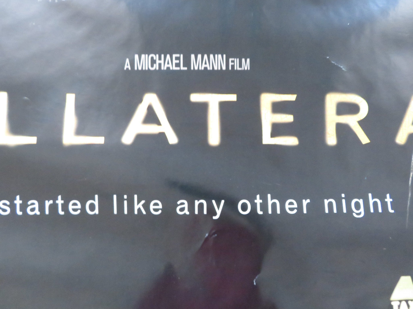 COLLATERAL UK QUAD ROLLED POSTER TOM CRUISE JAMIE FOXX 2004 Rendezvous Cinema Movie posters