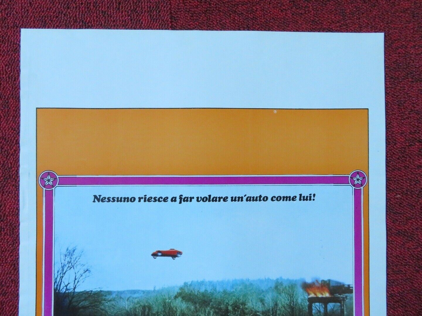 COLLO D'ACCIAIO/ HOOPER ITALIAN LOCANDINA (27.5"x13") POSTER BURT REYNOLDS 1978 Movie posters